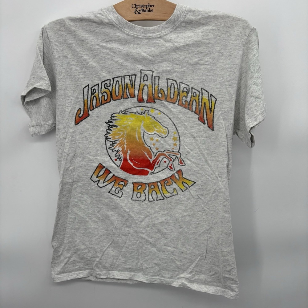 Jason Aldean Tour T-Shirt  "We Back" Unic Graphic Size Small Country Concert Tee